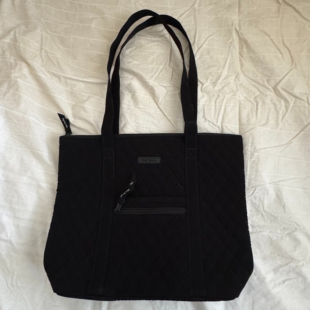 Vera Bradley Black Quilted Tote Bag